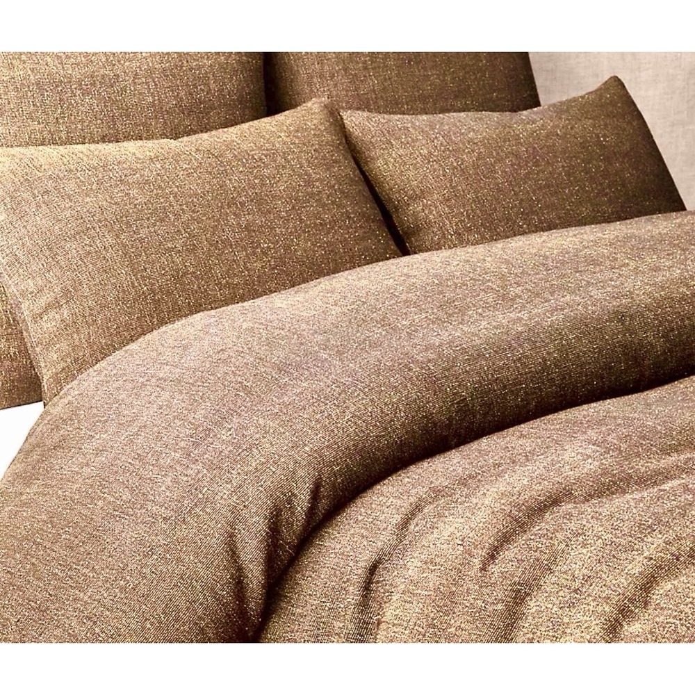 Restoration Hardware RH $2,500 NWT NAYA SILK & WOOL DUVET COVER & 2 SHAMS SET